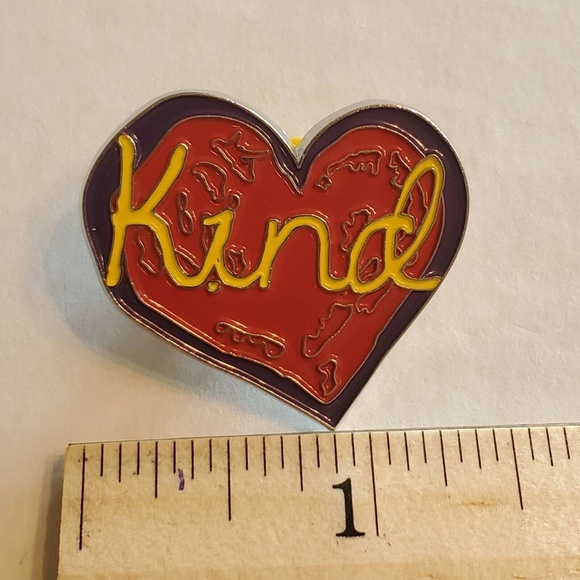 Penzey's “Kind” Heart Pin - Picture 2 of 5